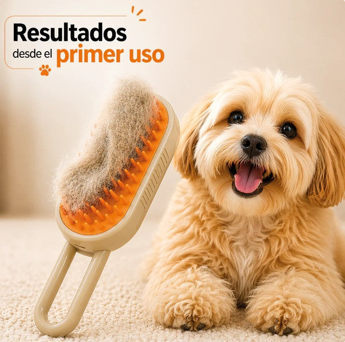 VaporPet Brush™ - Cepillo de vapor 3 em 1 para Mascotas