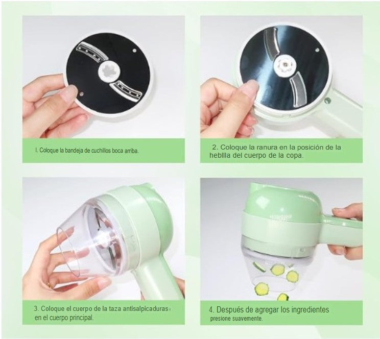 Picador Flash 360°™ - Cocina Fácil, Rápida y Sin Esfuerzo Desde Casa